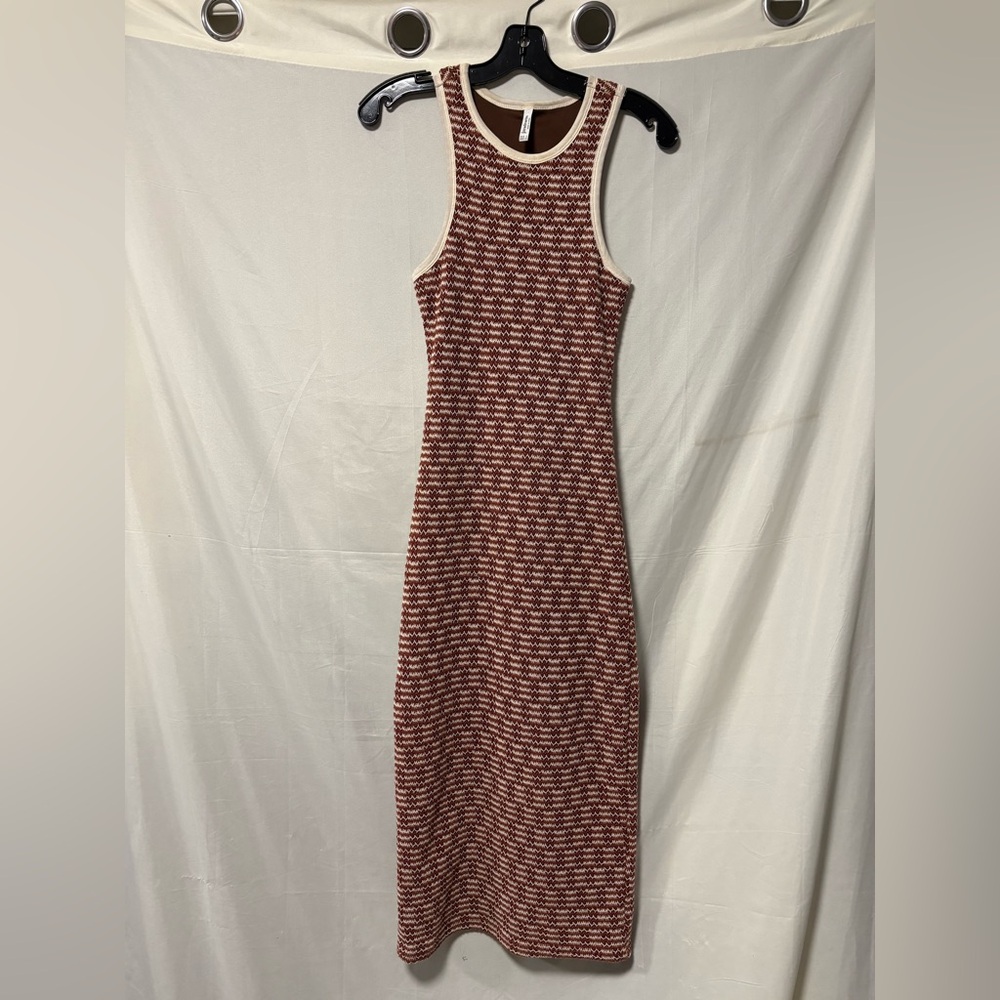 Stradivarius Knit Racer Back Dress Size Small